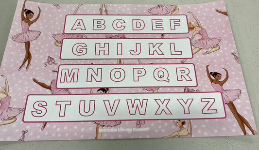 Name and Alphabet Tracing Placemats