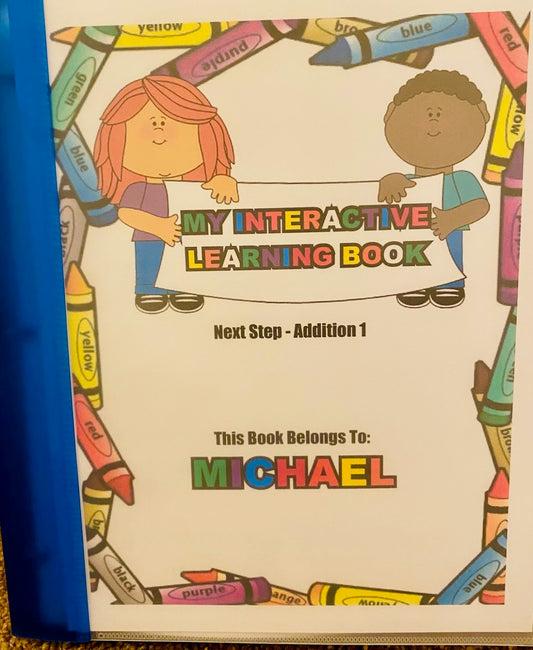 Next Step - Addition 1, Interactive Learning Company Book for Kids 4+