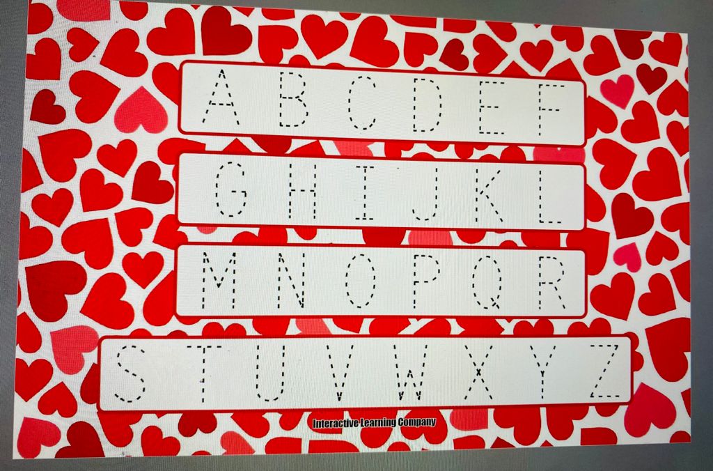 Name and Alphabet Tracing Placemats