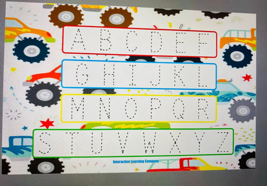 Name and Alphabet Tracing Placemats