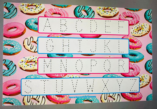 Name and Alphabet Tracing Placemats