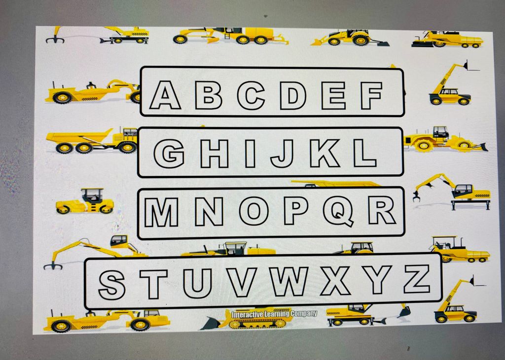 Name and Alphabet Tracing Placemats