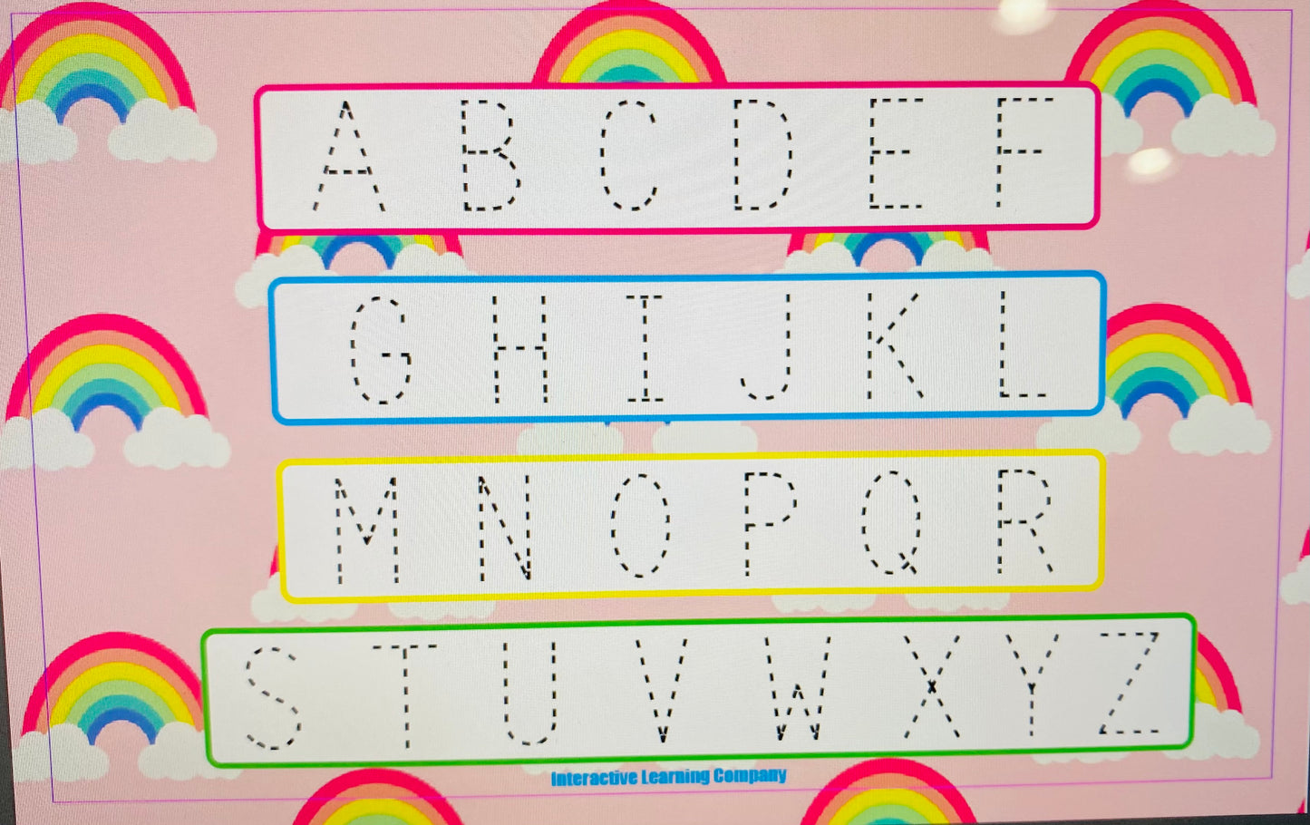 Name and Alphabet Tracing Placemats