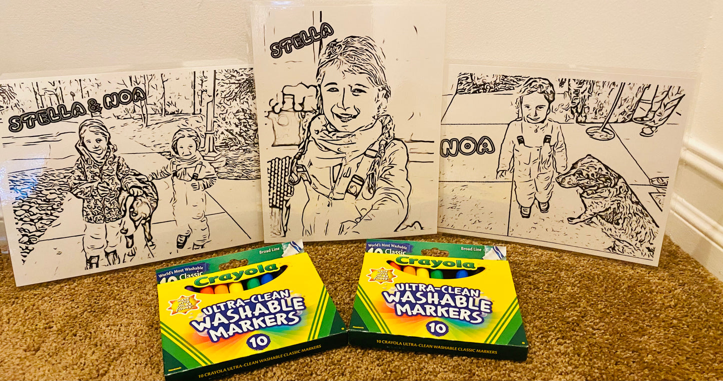 Reusable Coloring Items Reusable Coloring Pages – Interactive Learning Company