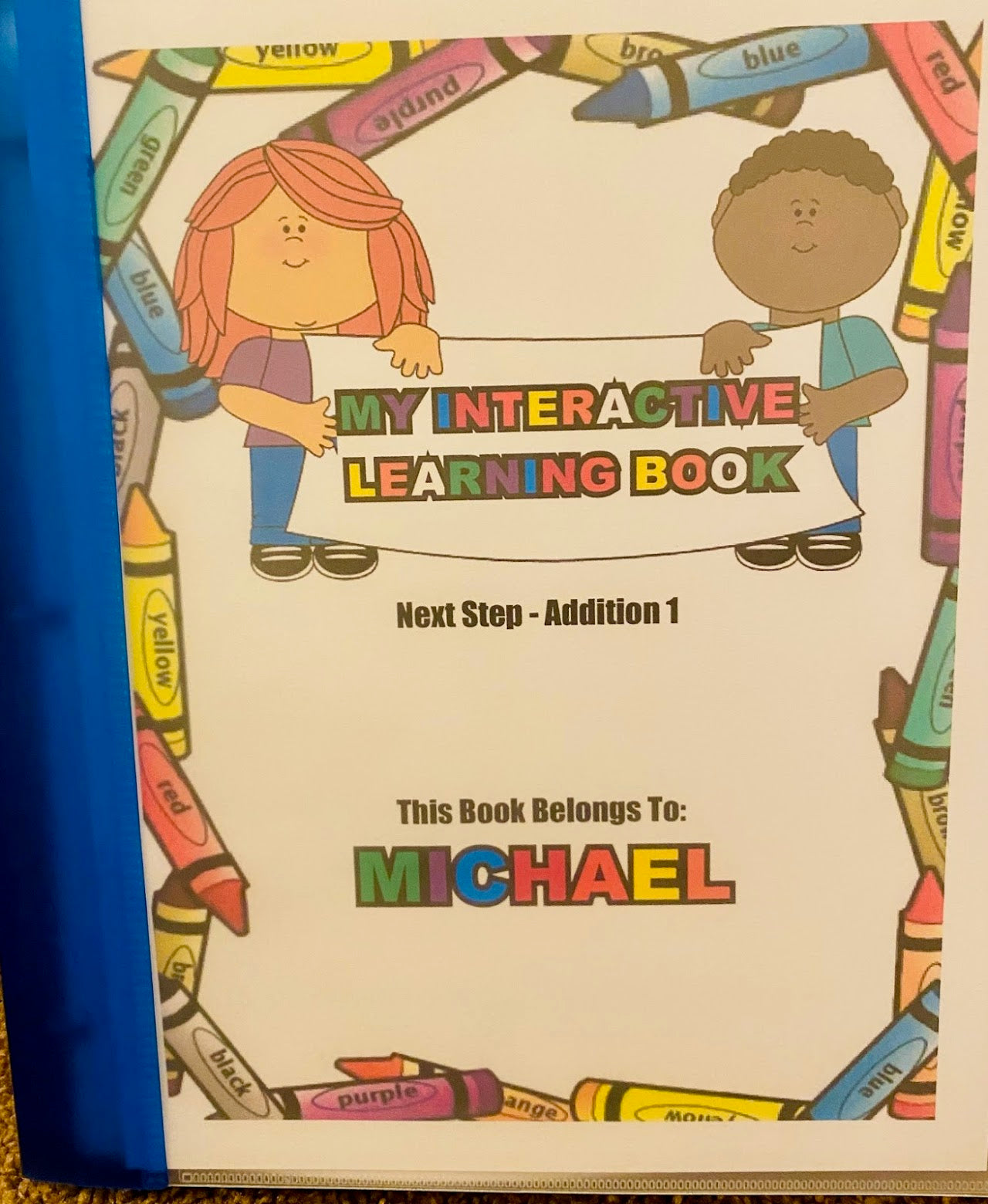 Next Step - Addition 1, Interactive Learning Company Book for Kids 4+